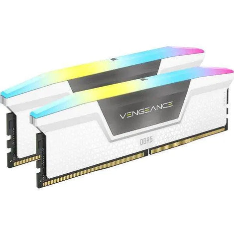 Corsair VENGEANCE RGB 6000MHz 64GB (2x32GB) White C40 (DDR5) - Anigma